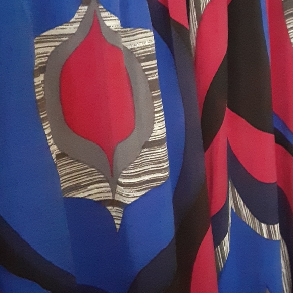 Bisou Bisou long sleeved dress with belt sz 14 - Picture 3 of 4